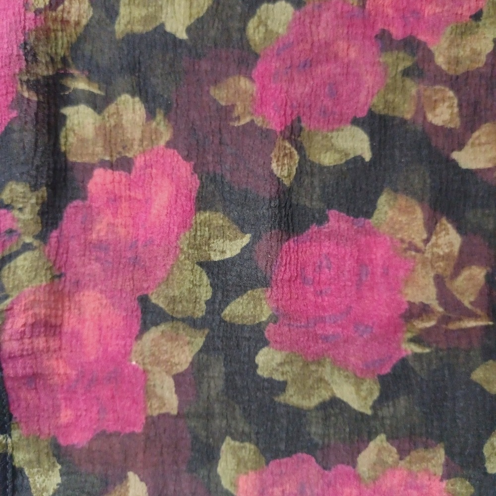Women's American Eagle Outfitters Sheer Floral Flare Sleeve Blouse Size‎ Medium - Picture 8 of 10
